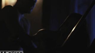 Busty brunette maddy may gets pounded in doggystyle and cowgirl positions