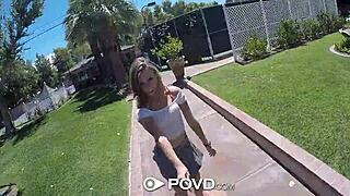 Povd - Naughty Blonde Anya Olsen, How Deep Can You Take It?