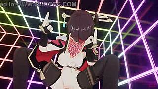 that masked bitch beidou riding in sex