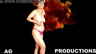 Feel The Passion In This Super Hot Striptease With Big Ass And Monster Cock.