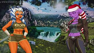 star wars cosplay bang alien girls