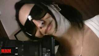 Young Spanish babe enjoys hardsex and big tits