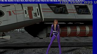 Virtual sci-fi girls engage in erotic play, featuring intense pussy fucking