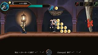 watch this cute girl fuck men in the new hentai game?