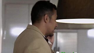 Hot ebony babysitter Kendall Woods bangs client after mess