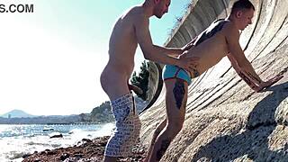 Gay Sex With Strangers In Secluded Outdoor Spot By The Sea