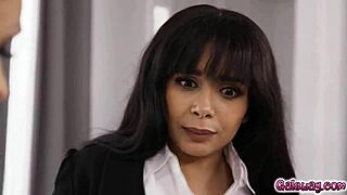 Emma Hix Gasps As Aaliyah Hadid Squeezes Her Breasts!