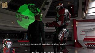 Amazing Erotic Game with Big Tits in Through Spacetime 51