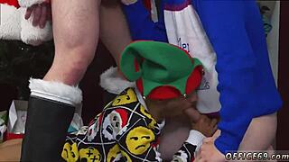 Naked straight boys show off their asses in this gay holiday special.