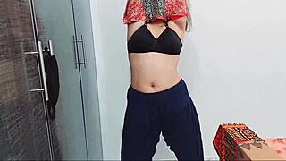 pakistani girl strips nude in live video call dance