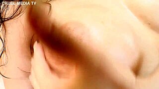 Sultry brunette Nicky Baby teases with intimate toy play and oil
