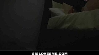 Cute Stepsis Handles Stepbro's Morning Wood With Care