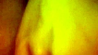 Aroused seductress finds it impossible to hold back and indulges in self-pleasure, reaching climax