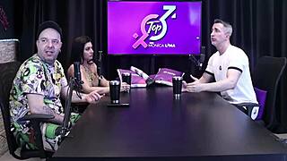 His fetish! Watching his woman fuck another man makes him cum - gustavo asbach sheer red.