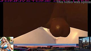 In Jonnystone City Life 1, a blonde faces a monster black cock in 3D hentai.