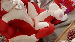 Detailed Compilation of Dividebyzer0's Furry Yiff Animations in 3D Cartoon Style