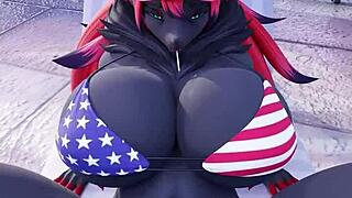 Detailed Compilation of Dividebyzer0's Furry Yiff Animations in 3D Cartoon Style