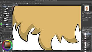 I painted this speedpaint of Gravity Rush Kat flashing her tits in the game