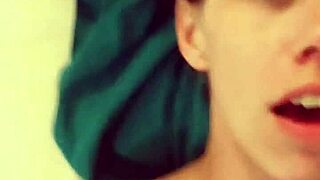 She uses toys and handjob to make him cum on her face