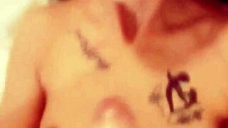 She uses toys and handjob to make him cum on her face