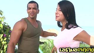 Look at Juliana's big Latina ass as the pool boy