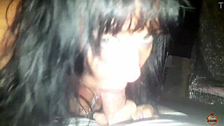 horny milf klaudiaamergirl gives great blowjob, mouth full of cum