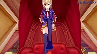 Erina Nakiri And Ikumi Mito In Intense Pov Sex Scene From Food Wars