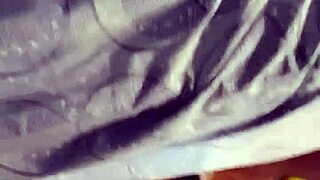 A homemade video of an amateur couple engaging in pussyfucking and creampie