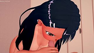 Nagatoro Puts On Her Old Uniform To Play With Big Dick Uncensored Adult Version!