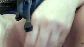 Lonely Girl Caresses Wet Pussy to Climax