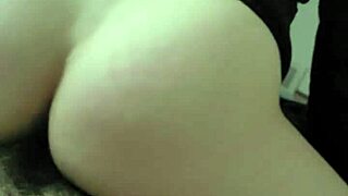 Huge dick creampie for shy teen in cowgirl position