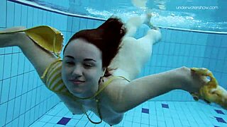 Little tits teen lada naked underwater
