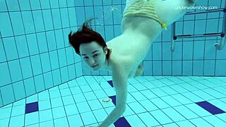 Little tits teen lada naked underwater