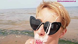 Curvy MILF teaches oral skills with creamy practice