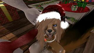 Furry Yiff: Bent Over Doggystyle Cumshot