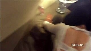Young Asian girl gives a blowjob and gets fucked in her mouth