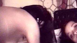 Brunette Fucks Two Guys in Hotel After Club Pickup