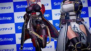 Hololive Characters Houshou Marine and Shirokane Noel in a Pink Cat Adventure