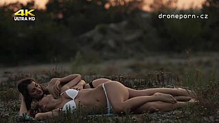 Young lesbians having fun in the park