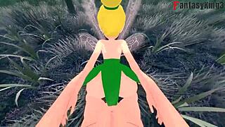 tinker bell, is that peter pan watching you fuck?