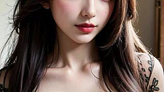 look at this ai model with big tits