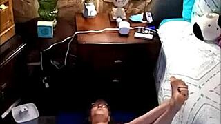 Vee practices morning yoga and self-pleasure