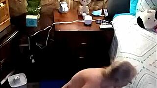 Vee practices morning yoga and self-pleasure