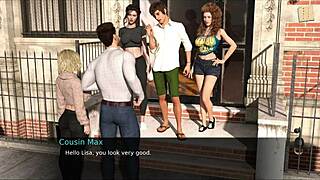 Hey Lisa, feeling braver now? Ready to play with us in this hot 3D game?