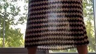 Naughty story in my journey in spain day 4, flashing big tits outdoors