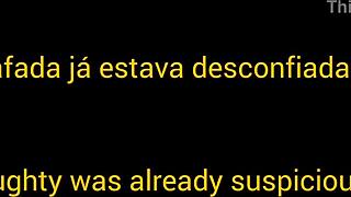 Risky masturbation by the teen maid in the house.