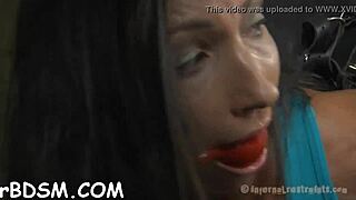 Hey, check this brunette gal playing with toys on camera for kicks!