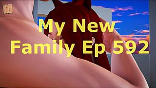 exploring my new stepfamily in this fun game