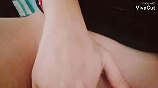 Flat Earth Slut Fingers Her Perfect Pussy