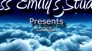 Who wins porn stars blowjob contest? Pros suck cocks in intense competition!